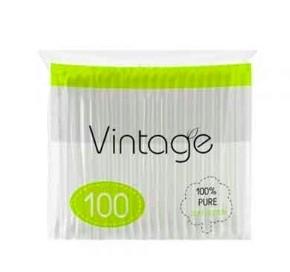 Vintage ватні палички 100шт поліетилен NEW